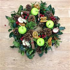 Natural Holly Wreath 